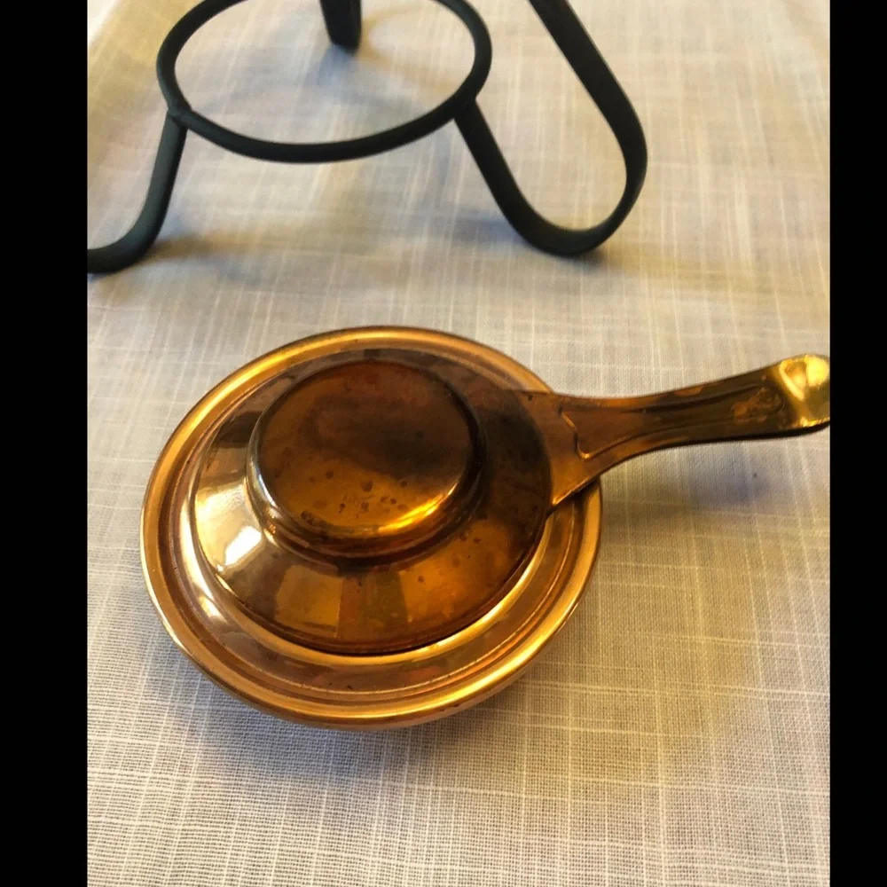 Vintage Copper Fondue Pot Made in Japan Skewers Cookbook The Complete Set